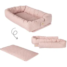 roba Babylounge 3 in 1 'roba Style', rosa/mauve, Wickelauflage, Bettschlange