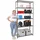 Proregal Schwerlastregal Metall 250x110x40 cm Anthrazit 6 Fachböden