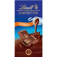 Lindt Schokolade | Zartbitter Tafel | 100g | feinschmelzende Zartbitter-Schokolade mit 52% Kakaoanteil | Schokoladen-Tafel (Packung mit 5)