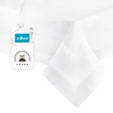 ZOLLNER Tischdecke 140 x 220 cm Weiß