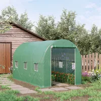 Gewächshaus Treibhaus Foliengewächshaus Winterfest Tomatenhaus Folientunnel XXL