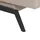 Beliani Schlafcouch Polyester 3-Sitzer Silber