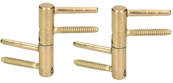 Lot de 2 Charnières à percer KOTARBAU Charnière universelle de porte d'entrée à grande capacité de charge, en laiton robuste, 16 mm