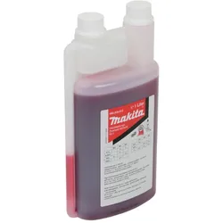Makita Hochleistungs-2-Takt-Motorenöl 1.000 ml - Mischverhältnis 1:50 - Flasche mit Dosierkopf - 980008612