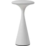 LINDBY LED-Akku-Tischlampe Evelen, weiß, IP54, CCT / weiß