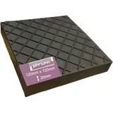 Gummiauflagen Verschiedene Größen für Wagenheber und Hebebühnen zum Reifenwechseln Rangierwagenheber Gummiklotz Gummiunterlage (120x120x20 Waffel)