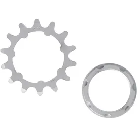 XLC Single Speed Ritzel 1/8',14 Zähne mit Träger matt verchromt,
