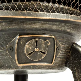 Tectake Terrassenofen aus Gusseisen