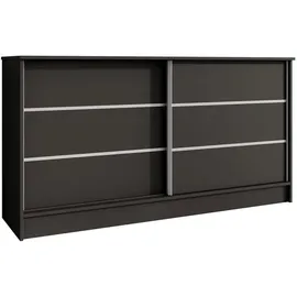 beautysofa MIRELA 161 x 85 x 43,5 cm Schwarz