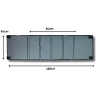 Frosal Bollerwagenmatte für Bollerwagen Leo/Loki/Paul grau