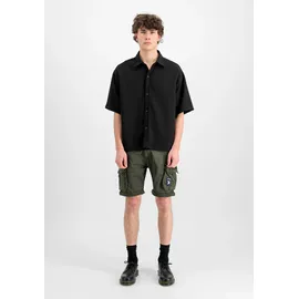 Alpha Industries Crew Patch Cargo Shorts Greyblack 32