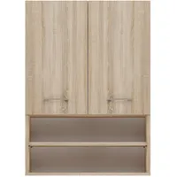 Topeshop Pola Mini DK Sonoma Aufbewahrungsschrank für Badezimmer Eiche