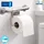 tecuro 1000 WC-Toilettenpapierhalter für Stütz- und Haltegriffe, Behindertengerecht, Edelstahl poliert - für Bad und Wc