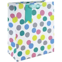 Clairefontaine 6x Geschenktasche Punkte, Pastell, 26,5x33 cm Mehrfarbig 35410-2C