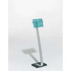 Durable Präsentationsständer Crystal Sign stand A4 360x80x1180mm