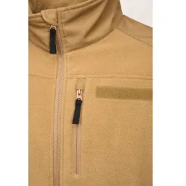 Brandit Textil Ripstop Fleecejacke braun S