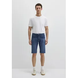 Mavi Röhrenjeans "TIM", Herren, Gr. 30, dunkelblau sporty, 99% Baumwolle, 1% Elastan, normal kurz, Jeans, Denim Shorts