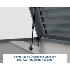 Hörmann Gartenbox Euroline B 166 × T 88 × H 73 cm (Größe 2) Anthrazitgrau (RAL 7016)