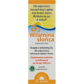 Dr. Jacob's Vitamin D3 Öl Tropfen 20 ml