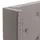 Mendler Polsterbett HWC-N59 180 x 200 cm Massivholz grau