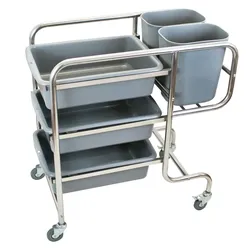 Beeketal Servierwagen Transportwagen Reinigungswagen BHW-5
