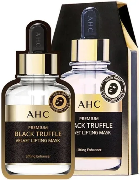 AHC Premium Black Truffle Velvet Lifting Maske 30ml x5 Stück Schwarzer Trüffel Hyaluronsäure