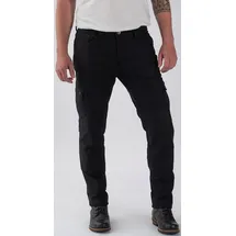 Rokker Black Jack Slim, Textilhose, schwarz, - W29/L34