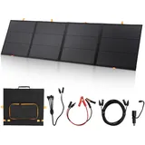 WODHMIEY 100W/200W Faltbares Monokristallines Solarpanel mit Controller, Hochleistungsfähiges Solarladegerät mit 23.5% Umwandlungseffizienz, Leicht, Kompakt &Wetterfest, ideal für Outdoor-Nutzung