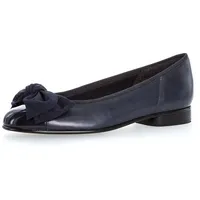 Gabor Fashion eleganter Ballerina in Blau | Gr.: 35,5