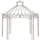 vidaXL Gartenpavillon 4 x 2,58 m Antik-Braun