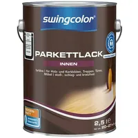 swingcolor Parkettlack 6181.D2,5.0 (Farblos, Seidenmatt, 2,5 l, Wasserbasiert)