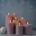 Deluxe Homeart LED Stumpenkerze MIA 10 cm rosa