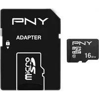 PNY microSDHC Performance Plus 16GB Class 10 + SD-Adapter