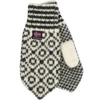 Devold Svalbard Wool Mitten offwhite/anthracite (020A) L