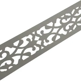 zaun|zu® Sichtschutzstreifen 2,55 m Steingrau Polypropylen 2 St.