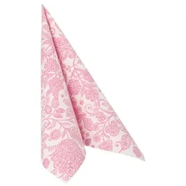Papstar 50 Servietten "ROYAL Collection" 1/4-Falz 40 cm x 40 cm fuchsia "Paisley"