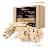PINI Brennholz 100% Buche kamergetroknet Holzabschnitte Feuerholz 20 kg