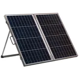 24V Solarkoffer 2x40W Laderegler 10A Solar Modul Zelle 80W Solarpanel Wohnmobil