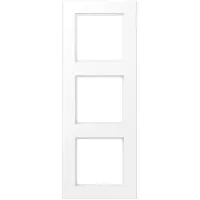 Jung Rahmen 3-fach Senkrechte und Waagerechte Montage Schneeweiß Matt