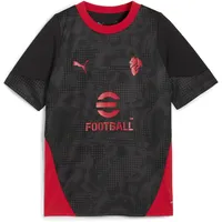 Puma Trainingsshirt "AC Milan Trainingstrikot Jugendliche", Kinder, Gr. 140, rot (schwarz for all time rot), Obermaterial: 100% Polyester. Einsatz: 100% Polyester, bedruckt, regular fit, Rundhals, Shirts