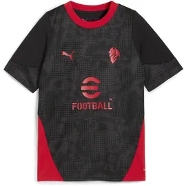 Puma Trainingsshirt "AC Milan Trainingstrikot Jugendliche", Kinder, Gr. 140, rot (schwarz for all time rot), Obermaterial: 100% Polyester. Einsatz: 100% Polyester, bedruckt, regular fit, Rundhals, Shirts