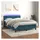 vidaXL Boxspringbett 140 x 200 cm Dunkelblau
