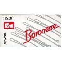 Prym Baronesse Haarklemmen 6,5 cm 12er-Pack Schwarz