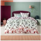 Estella Bettwäsche Estella Mako-Satin Bettwäsche 200x200 Millie Steine Ovale natur bunt, Mako-Satin, 3 teilig, für Sommer und Winter bunt