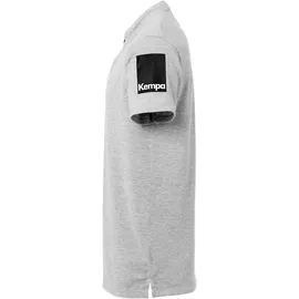 Kempa Status Poloshirt grau melange S