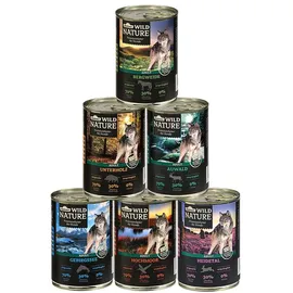 Dehner Wild Nature Hundefutter Probier-Set 2,4 kg