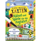 Usborne Verlag Tschüss-Langeweile-Karten: Rätsel und Spiele für die Zugfahrt