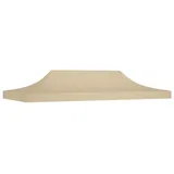 vidaXL Partyzelt-Dach 6x3 m Beige 270 g/m2