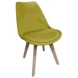 Hti-Living Esszimmerstuhl Samt Atlanta Curry