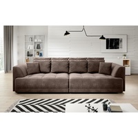 JVmoebel Sofa, Schlafsofa 4er Sitz Sofas Zimmer Möbel Big xxl Couch Polster Design braun